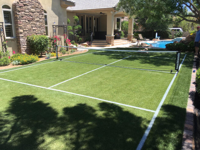 Kennewick Backyard Pickleball Court